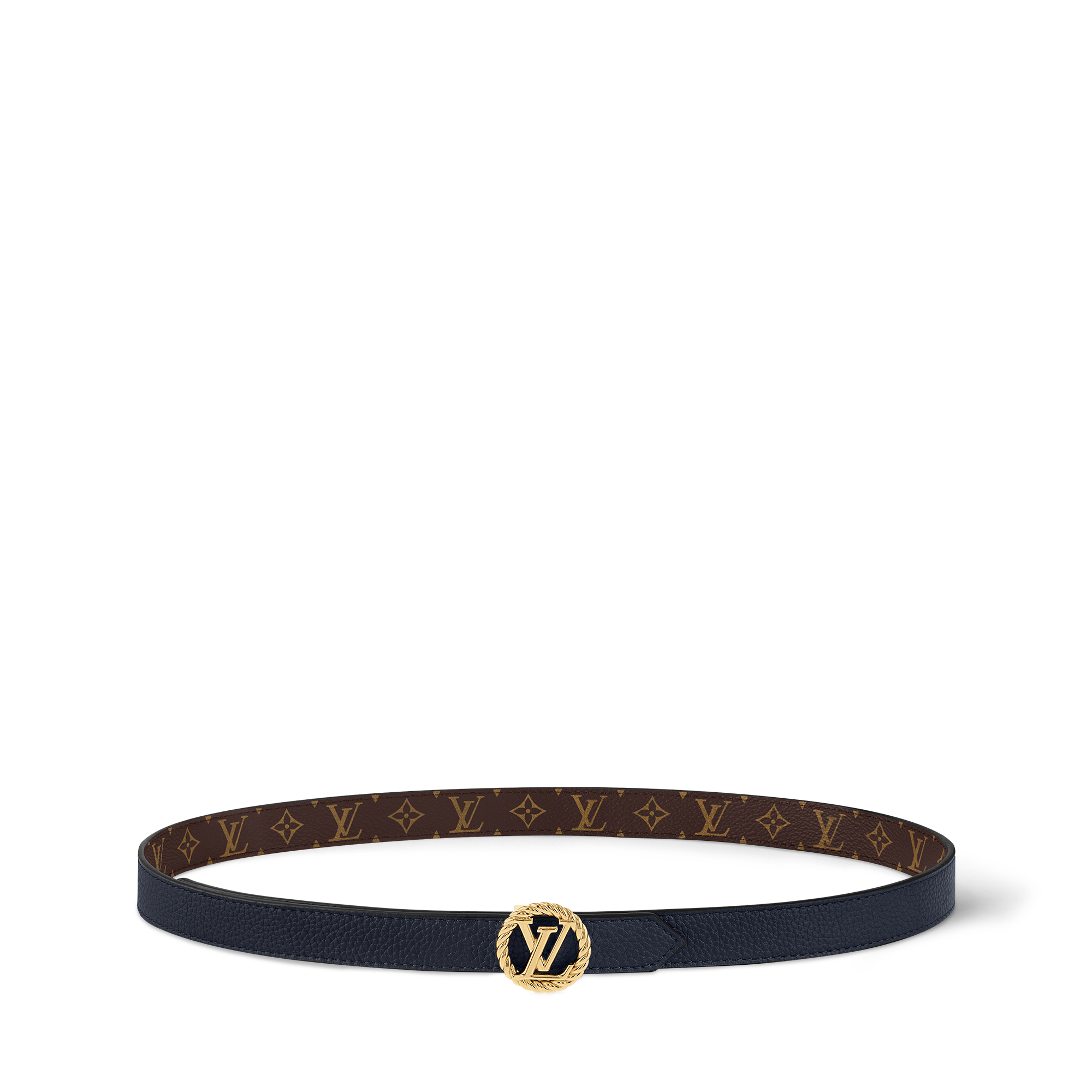 LV Circle Nautical 20mm Reversible Belt Monogram in Women