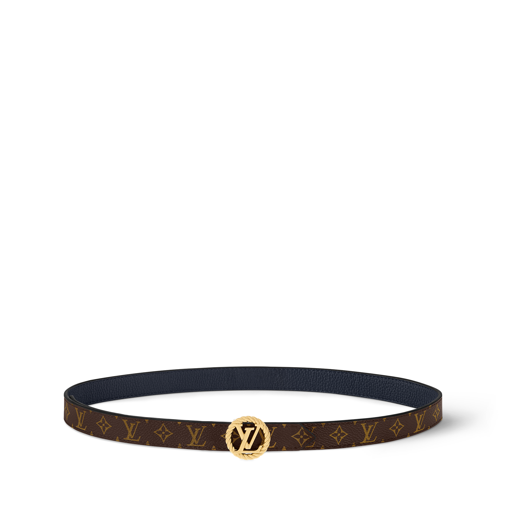 LV Circle Nautical 20mm Reversible Belt Monogram in Women