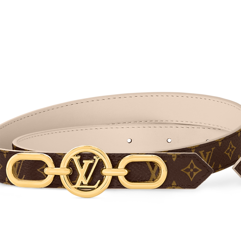 LV Circle Prime 20mm Reversible Belt Monogram in Women's Accessories Women's Belts collections by Louis Vuitton (Product zoom)