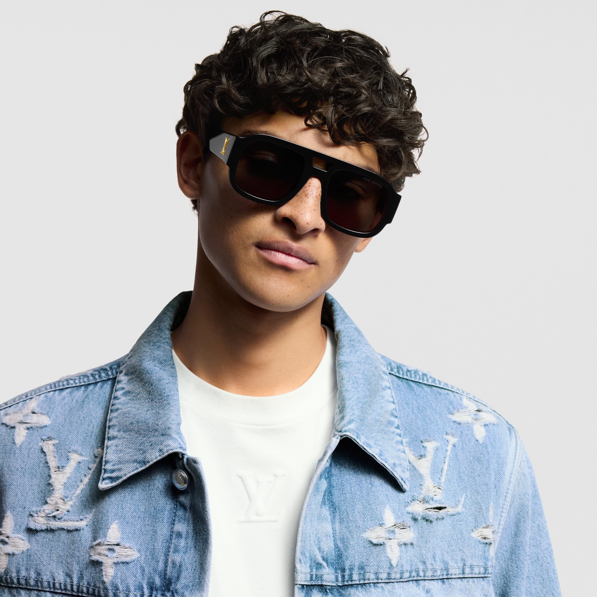 LV Clash Pilot Sunglasses . in Men