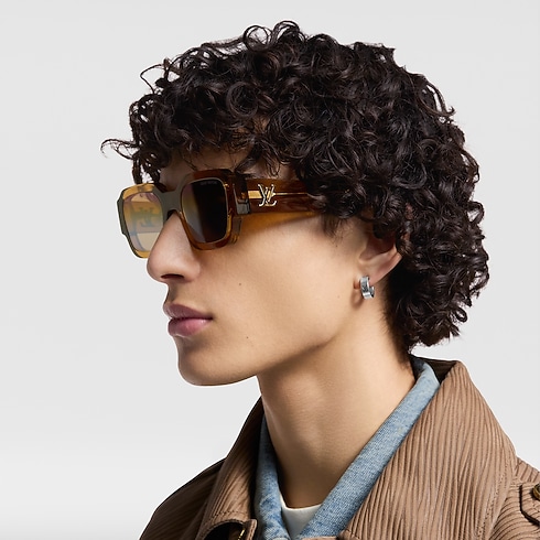 LV Clash Round Square Sunglasses . in Men's Accessories Sunglasses collections by Louis Vuitton (Product zoom)