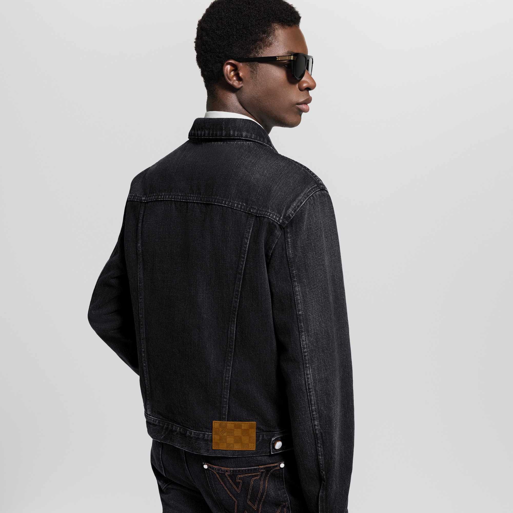 LV Denim Trucker Jacket  in Men