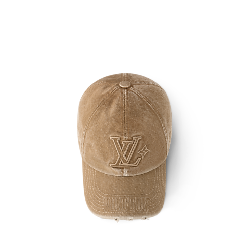 LV Denim Washed Cap . in Men's Accessories Hats, Beanies and Gloves collections by Louis Vuitton (Product zoom)