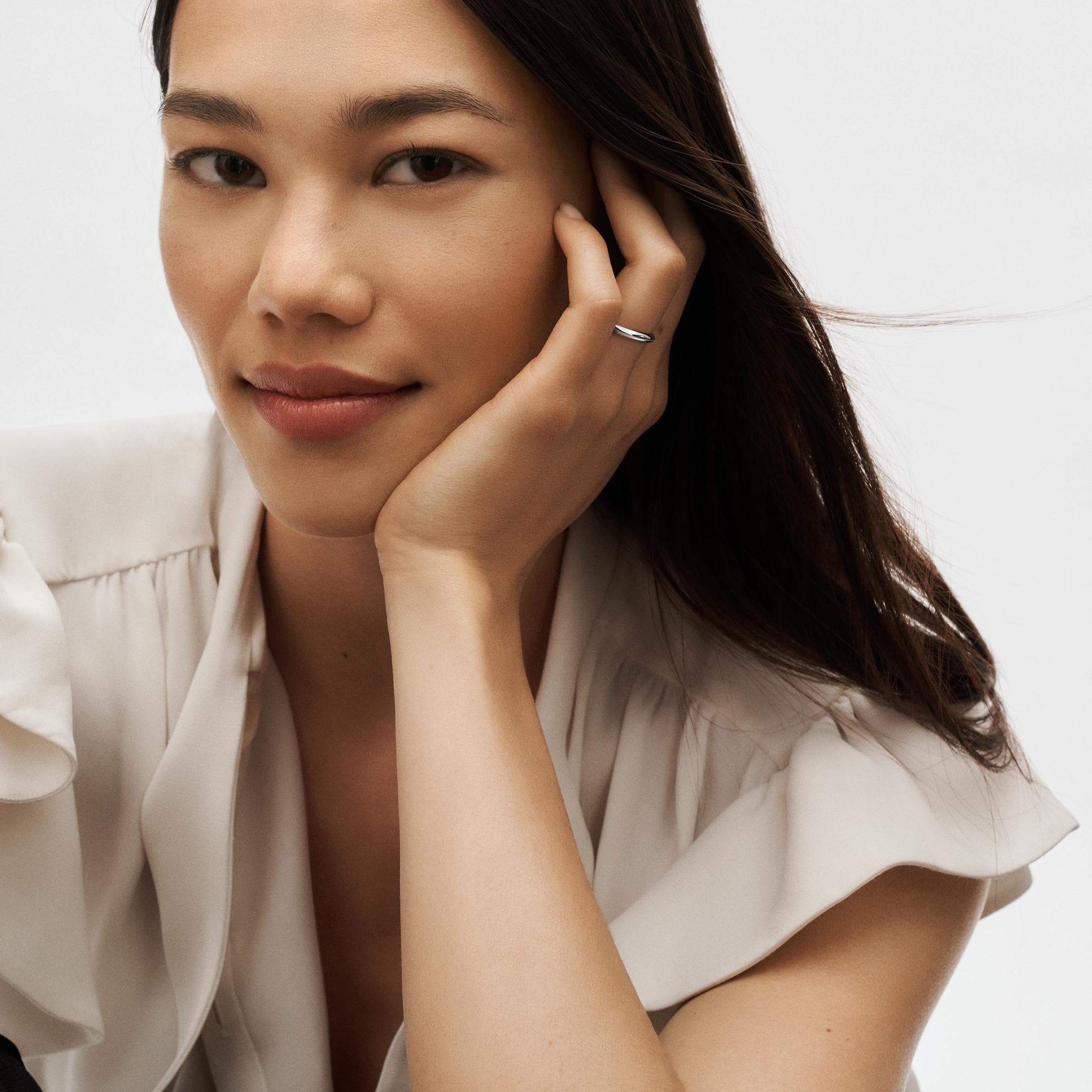 LV Diamonds 2.5mm Wedding Band, Platinum  in Jewellery