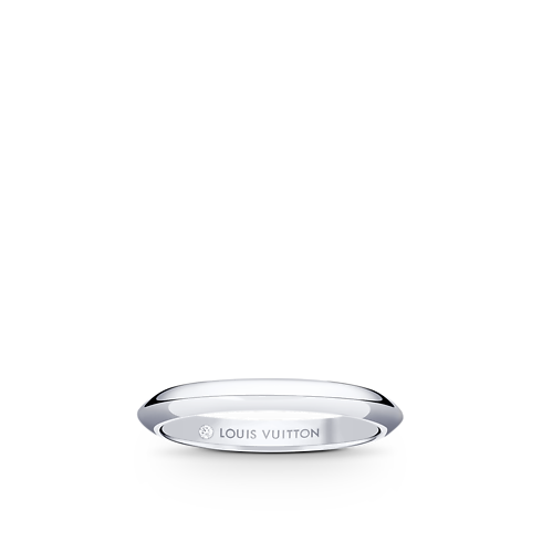 LV Diamonds 2.5mm Wedding Band, Platinum in Jewellery's Categories Wedding Bands collections by Louis Vuitton (Product zoom)