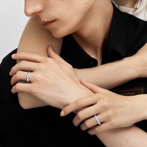 LV Diamonds 4mm Wedding Band, Platinum in Jewellery's Categories Wedding Bands collections by Louis Vuitton (Product zoom)