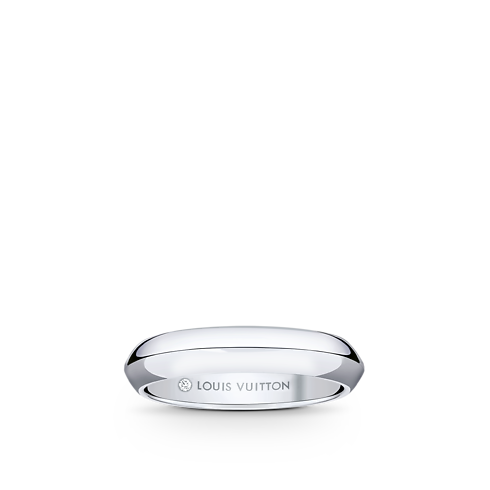 LV Diamonds 4mm Wedding Band, Platinum in Jewellery's Categories Wedding Bands collections by Louis Vuitton (Product zoom)