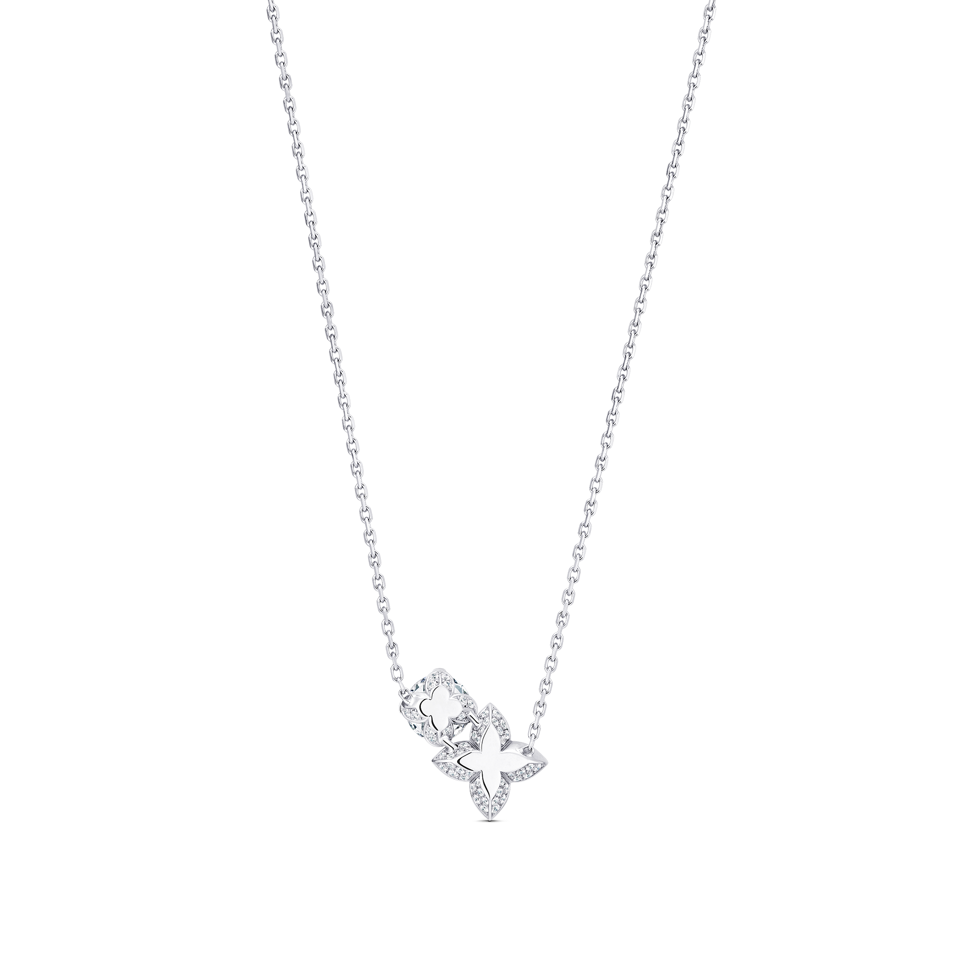 LV Diamonds Double Pendant, Round Brilliant cut  in Jewellery