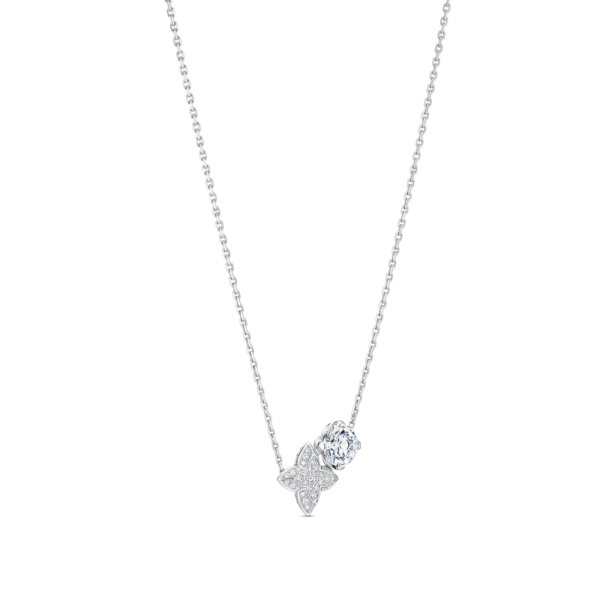 LV Diamonds Double Pendant, Round Brilliant cut  in Jewellery