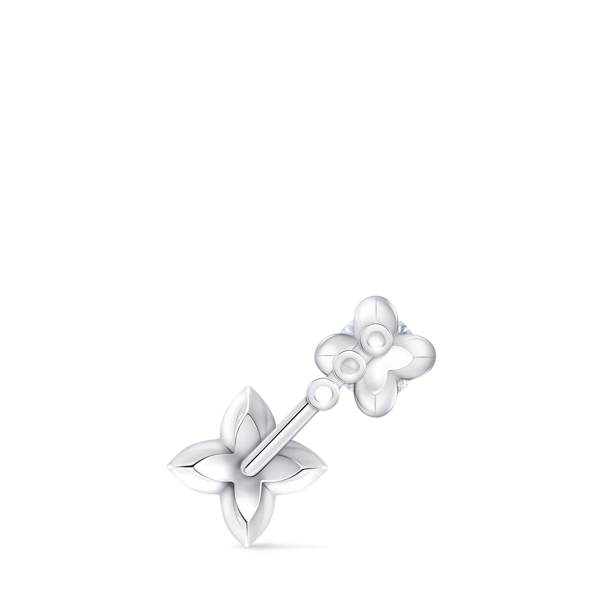 LV Diamonds Double Stud, Round Brilliant cut - per unit  in Jewellery