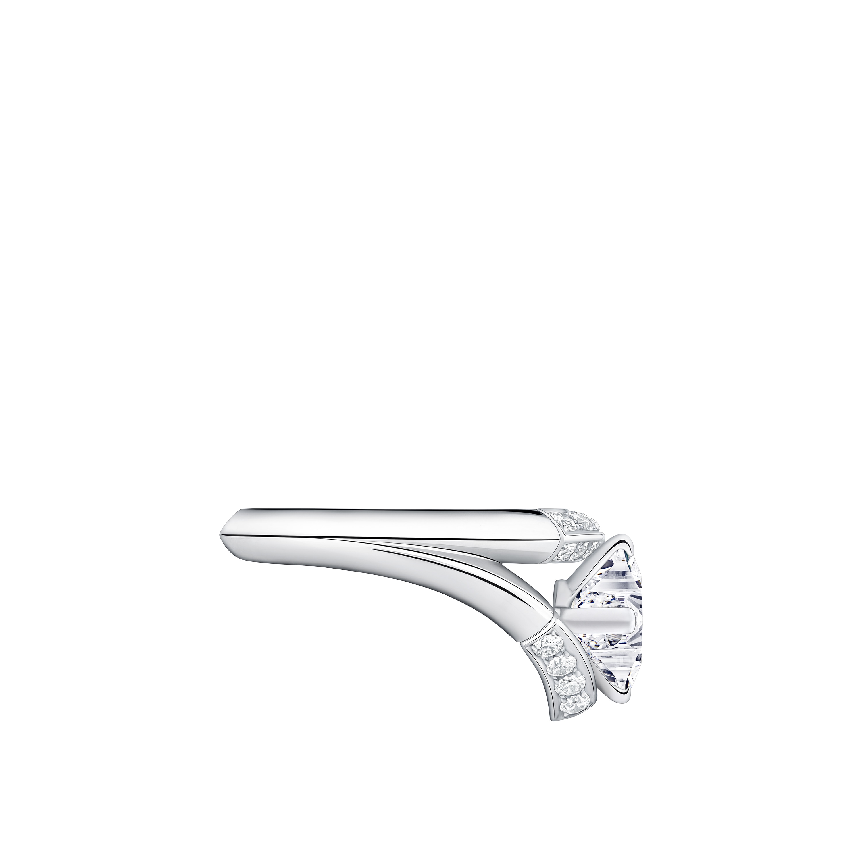 LV Diamonds Pavé Double Ring, LV Monogram Star cut  in Jewellery