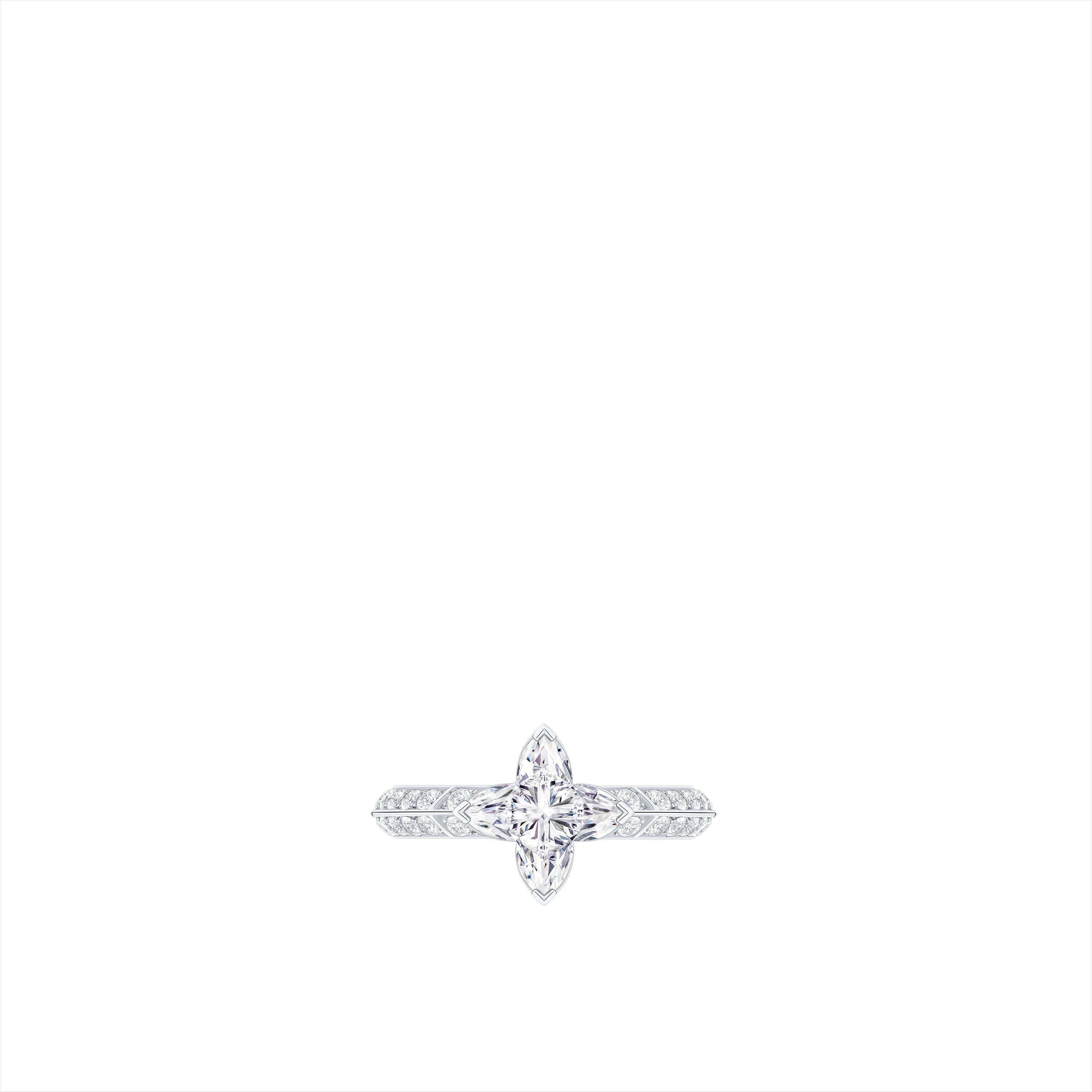 LV Diamonds Pavé Solitaire, LV Monogram Star cut  in Jewellery
