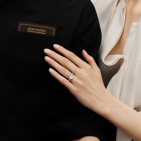 LV Diamonds Pavé Solitaire, Round Brilliant cut in Jewellery's Collections LV Diamonds collections by Louis Vuitton (Product zoom)