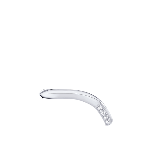 LV Diamonds Pavé V Ring, Platinum in Jewellery's Categories Wedding Bands collections by Louis Vuitton (Product zoom)