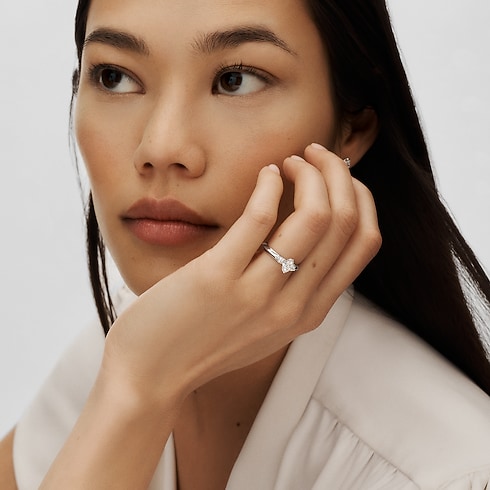 LV Diamonds Solitaire, LV Monogram Star cut in Jewellery's Collections LV Diamonds collections by Louis Vuitton (Product zoom)