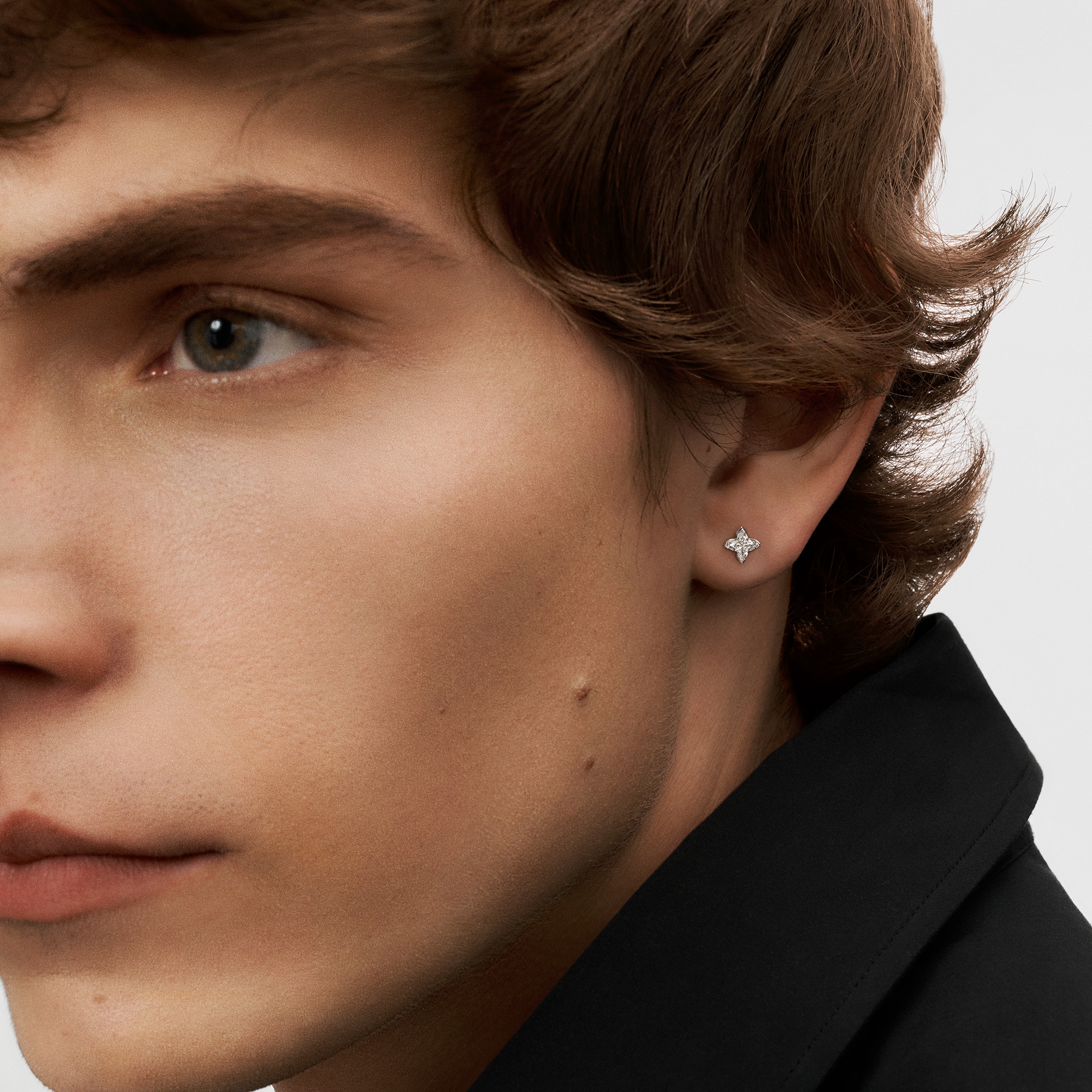 LV Diamonds Stud, LV Monogram Star cut - per unit  in Jewellery