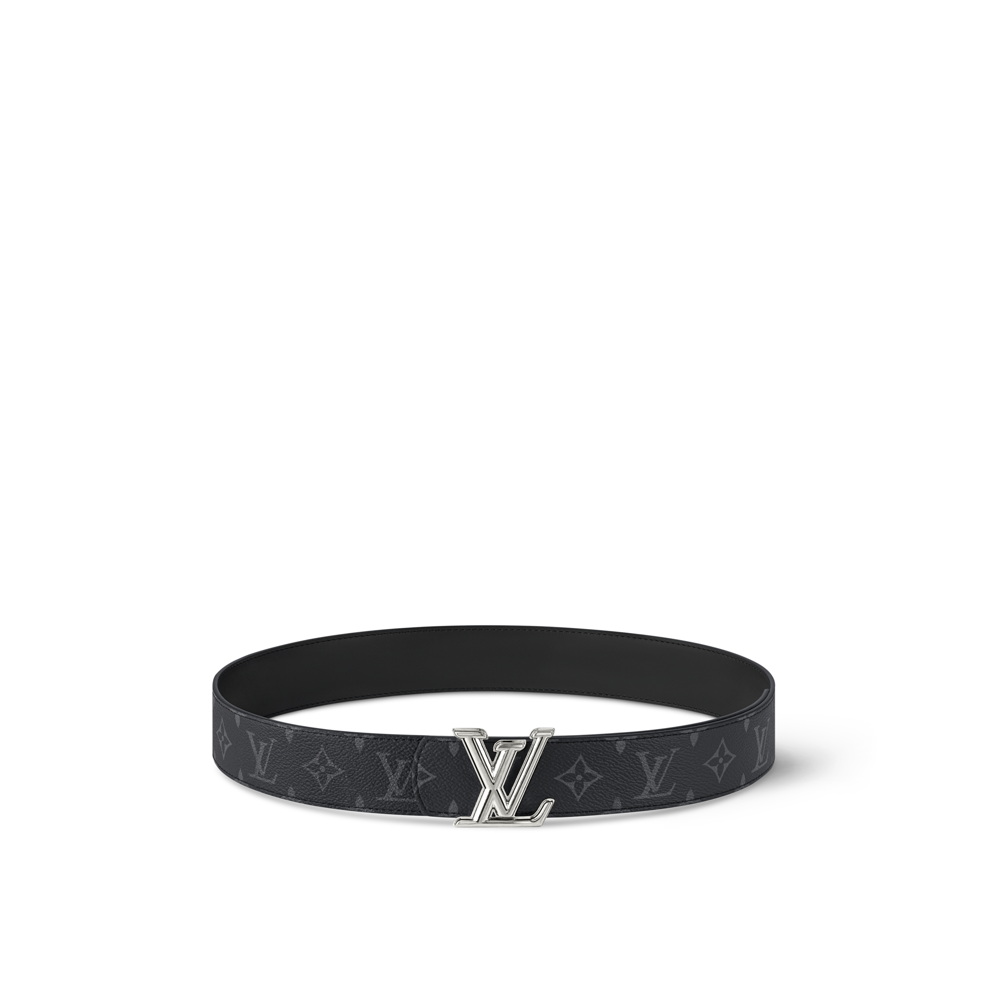 LV Dimension 40mm Reversible Belt Monogram Eclipse in Men
