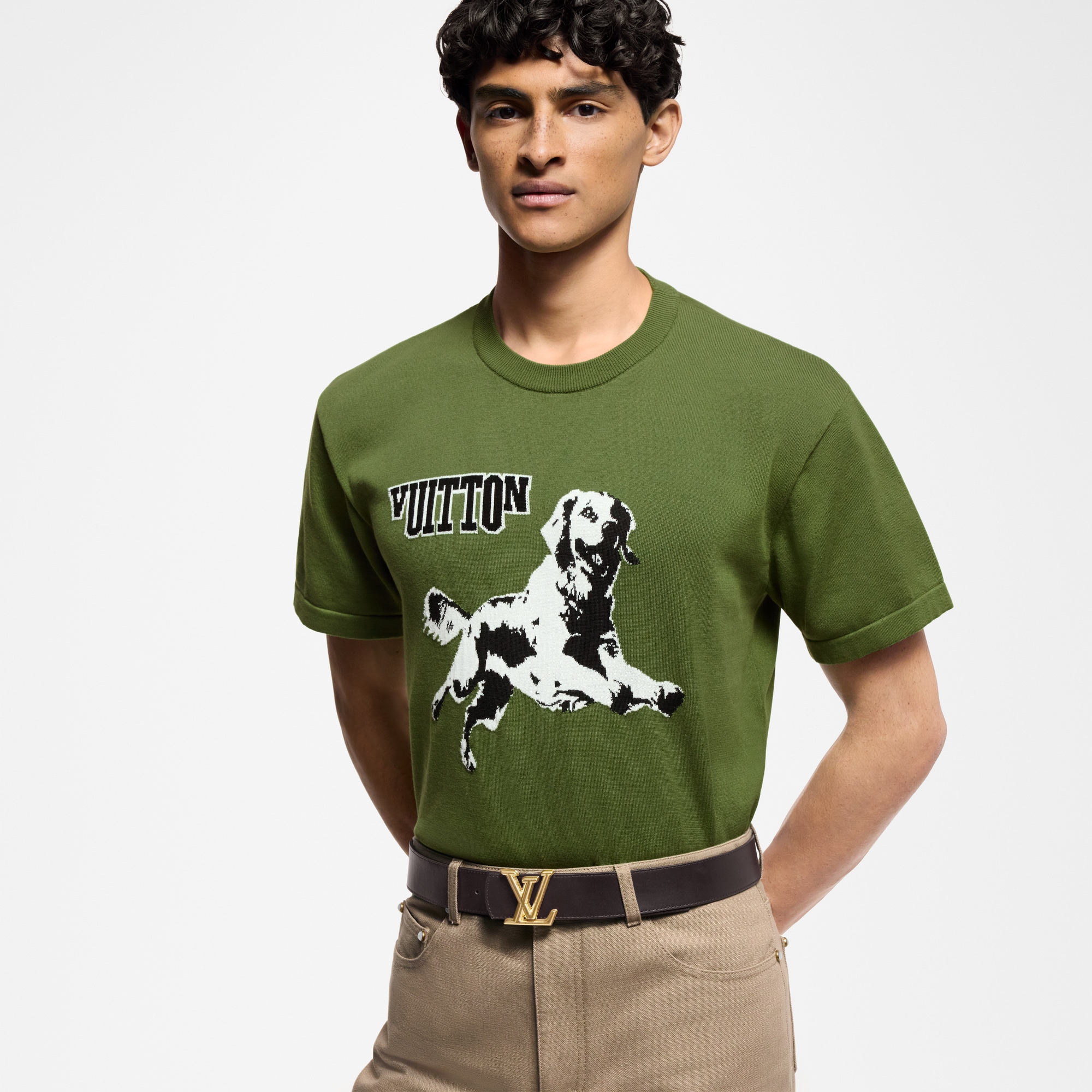 LV Dimension 40mm Reversible Belt Damier Graphite in Men