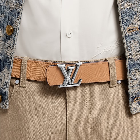 LV Dimension Denim 35mm Reversible Belt in Men's Accessories Men's Belts collections by Louis Vuitton (Product zoom)