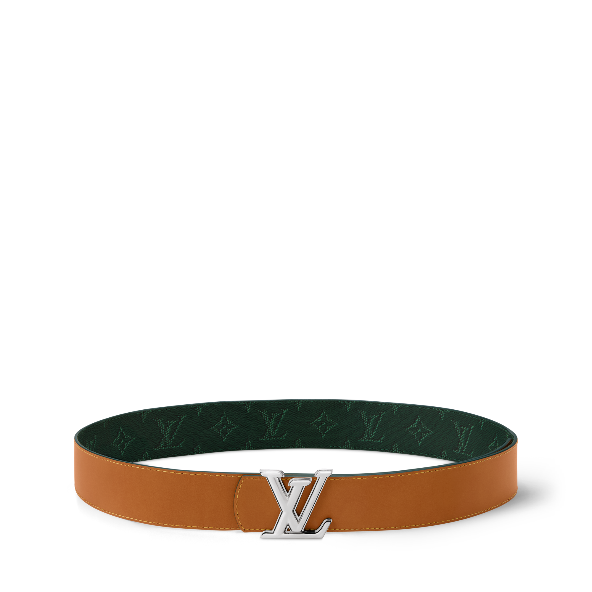 LV Dimension Monogram Heritage 40mm Reversible Belt  in Men
