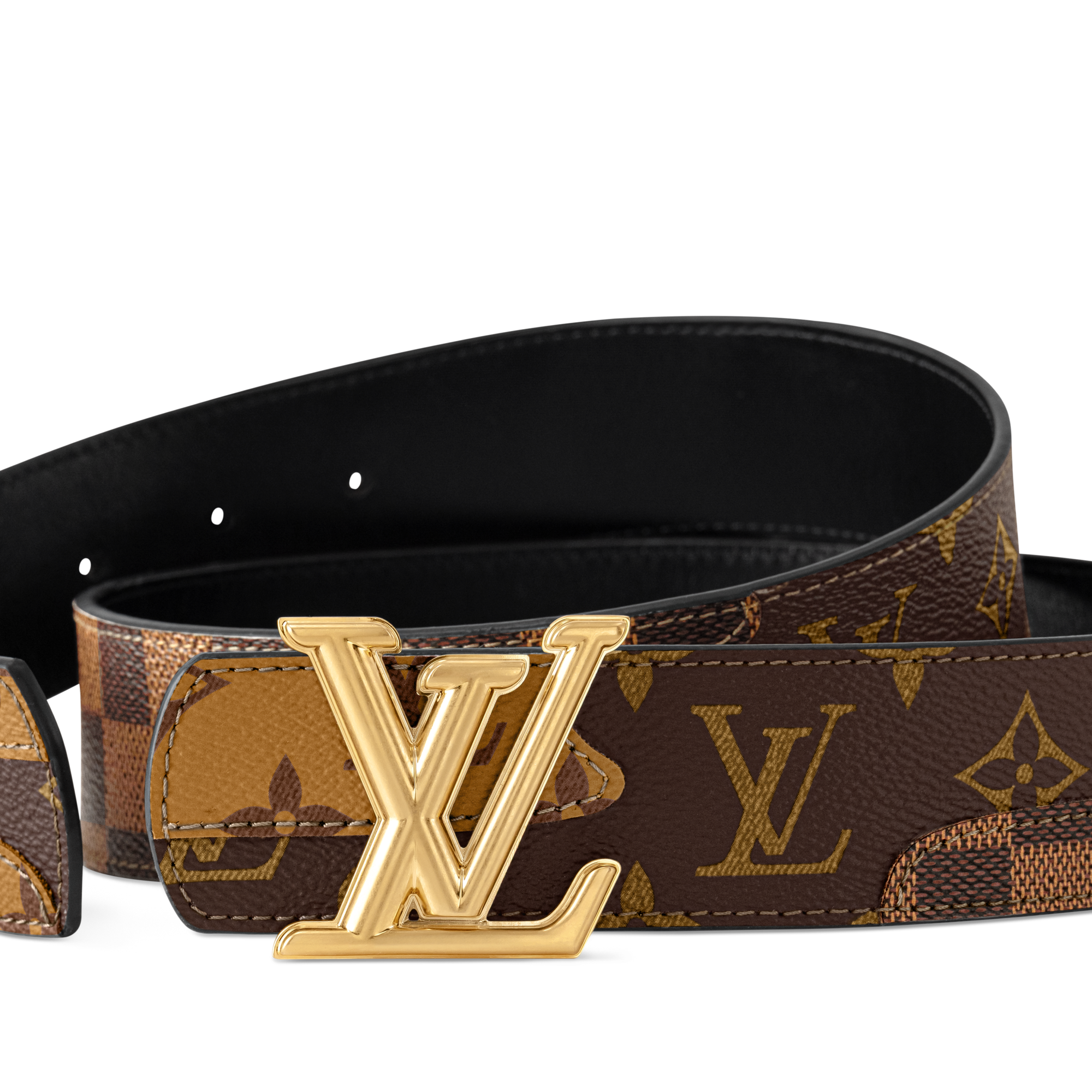 LV Dimension Monogram Landscape 40mm Reversible Belt  in Men