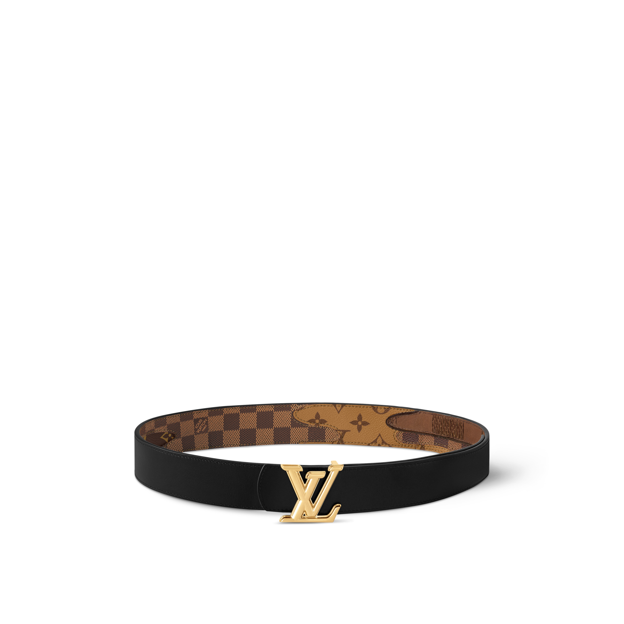 LV Dimension Monogram Landscape 40mm Reversible Belt  in Men