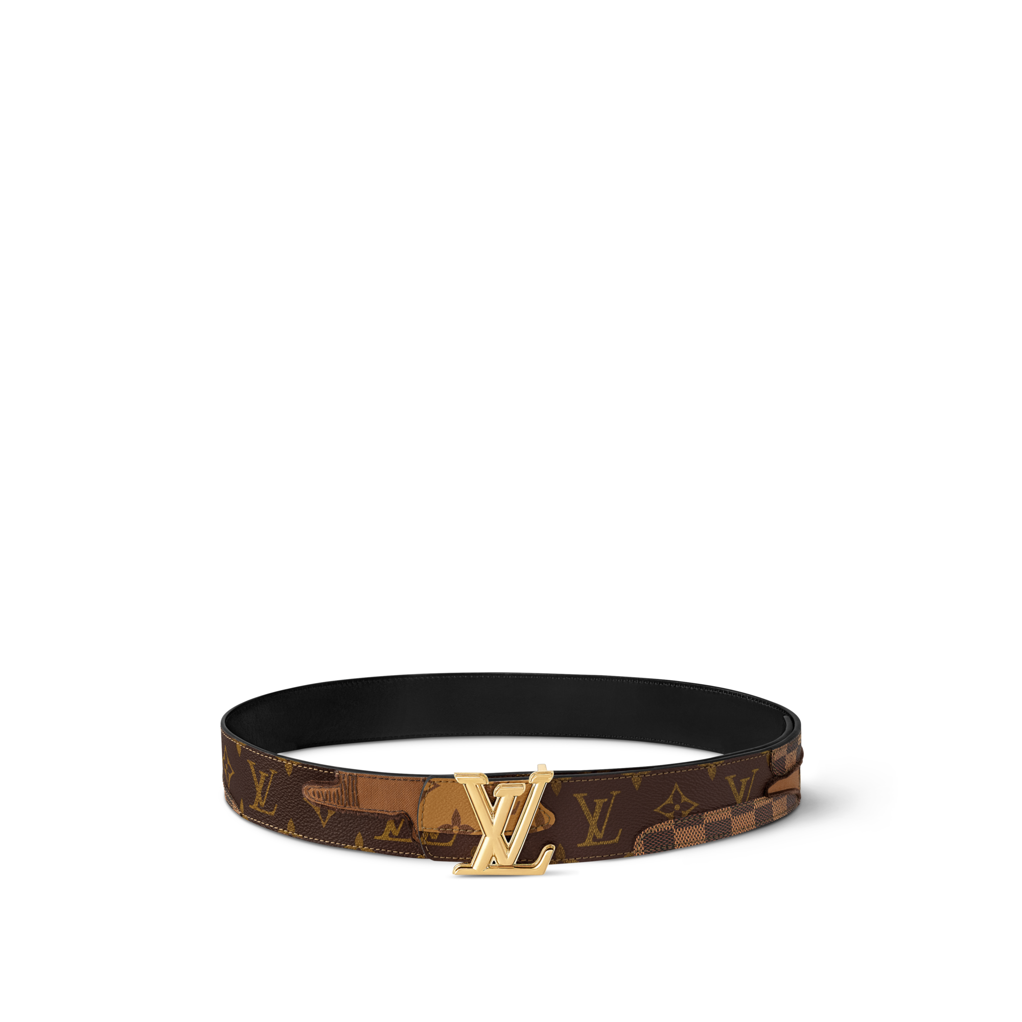 LV Dimension Monogram Landscape 40mm Reversible Belt  in Men