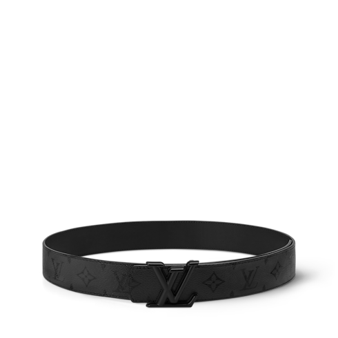LV Dimension Monogram Midnight 40mm Reversible Belt front view