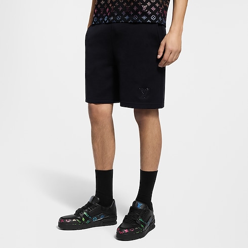 LV Embellished Jersey Shorts in New's For Men Spring 2025 Collection collections by Louis Vuitton (Product zoom)
