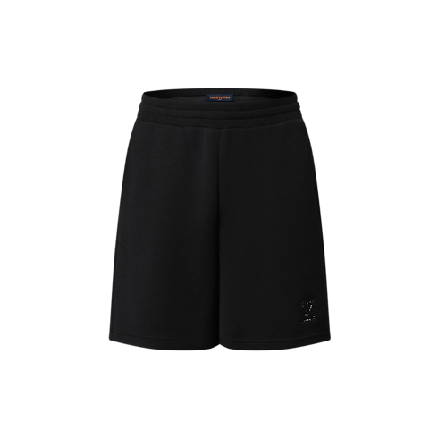 LV Embellished Jersey Shorts in New's For Men Spring 2025 Collection collections by Louis Vuitton (Product zoom)