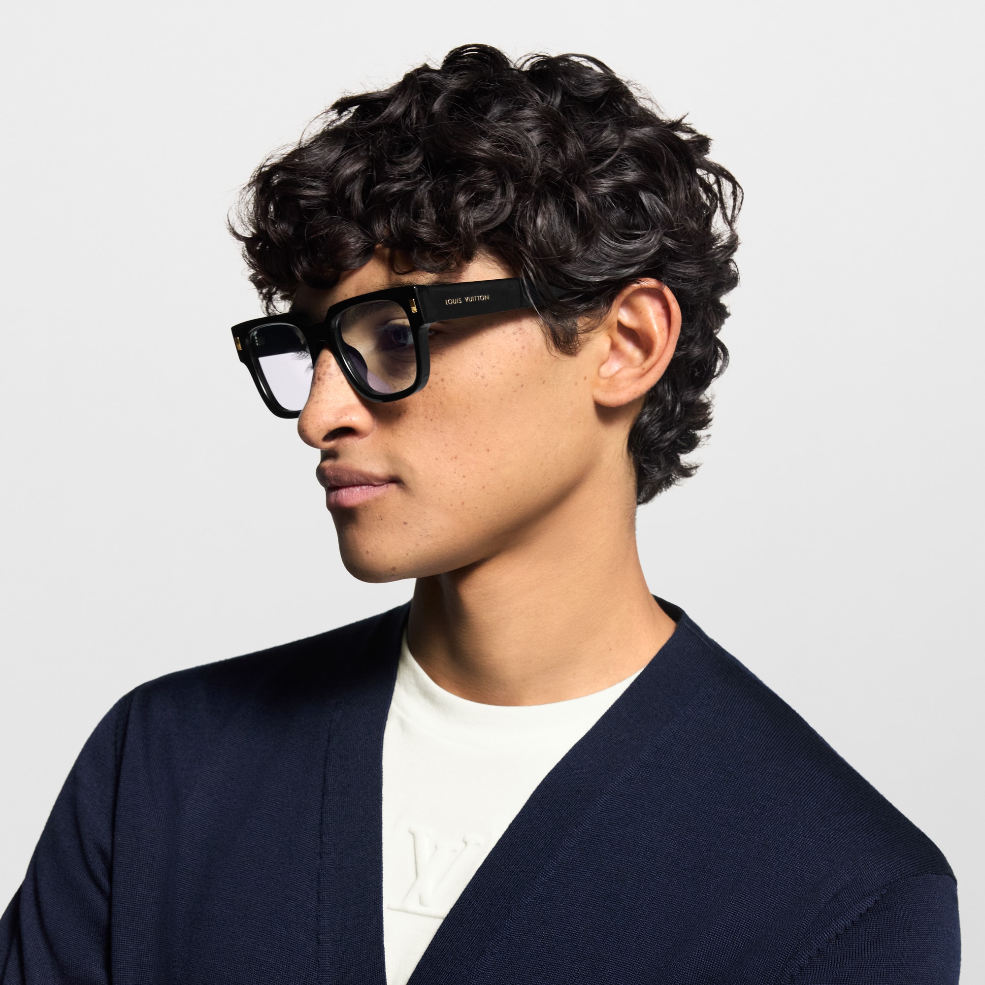 LV Escape Square Anti-Blue-light Glasses . in Men