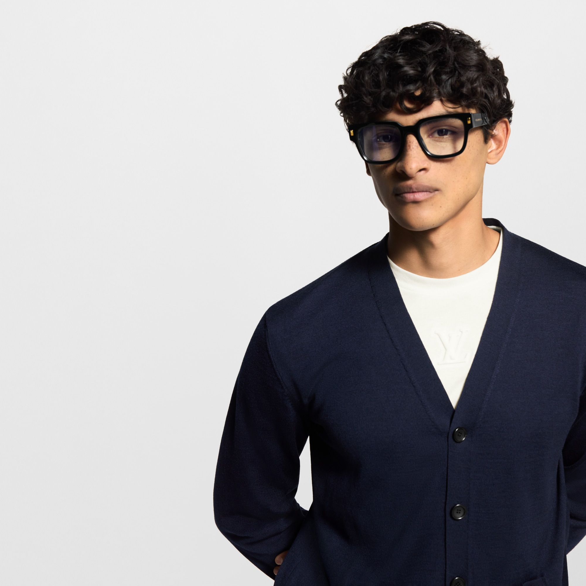 LV Escape Square Anti-Blue-light Glasses . in Men