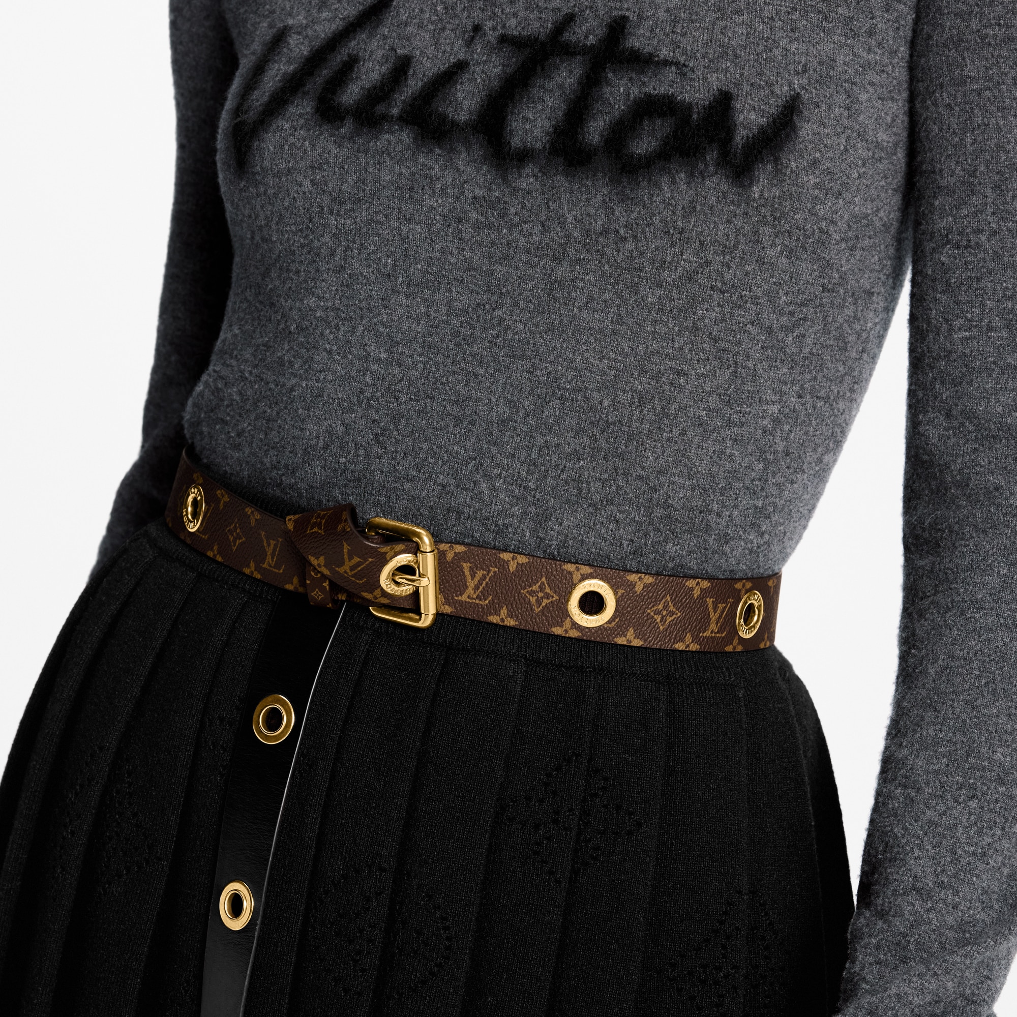 LV Eyelets 30mm Belt  in Women