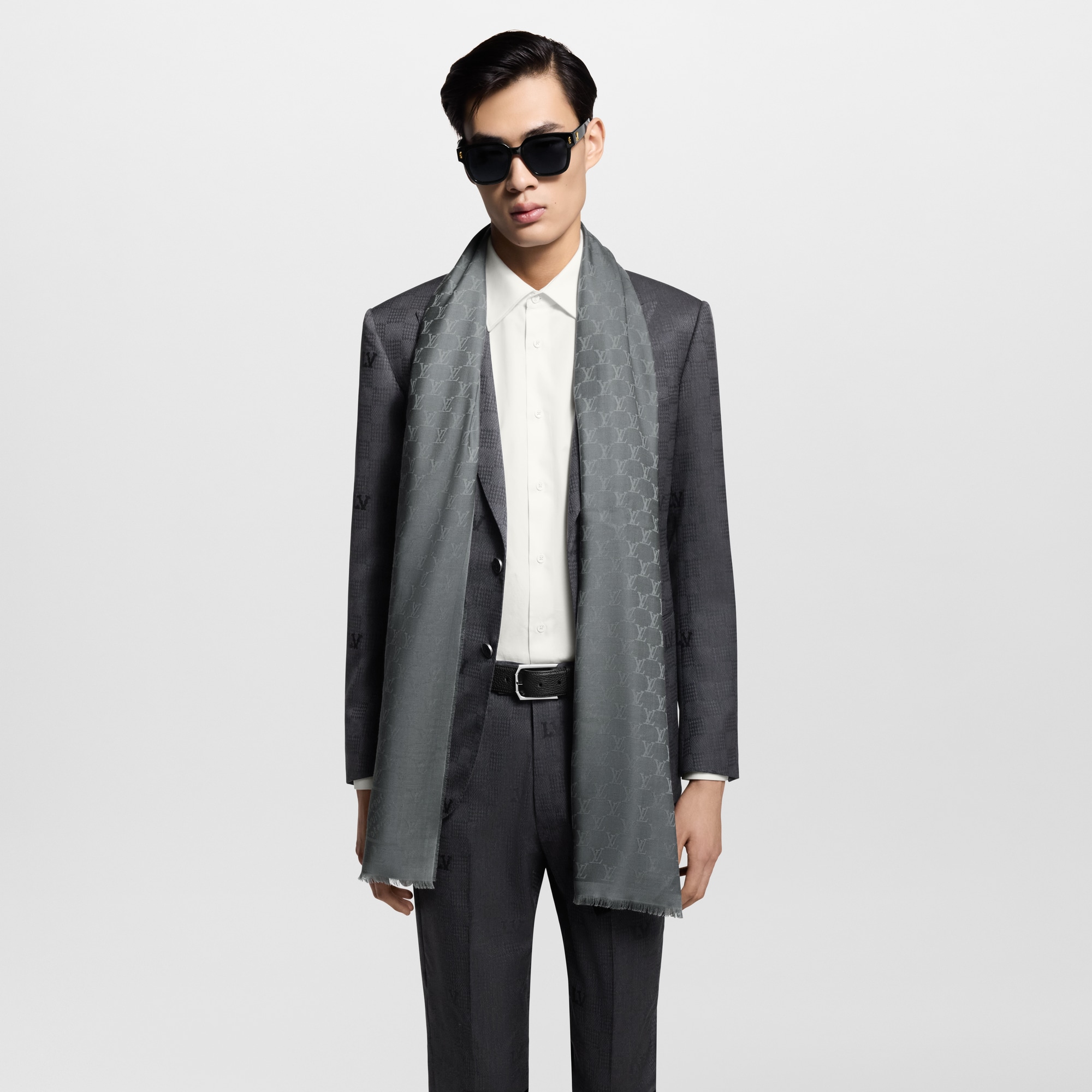 LV Fishnet Stole . in Men