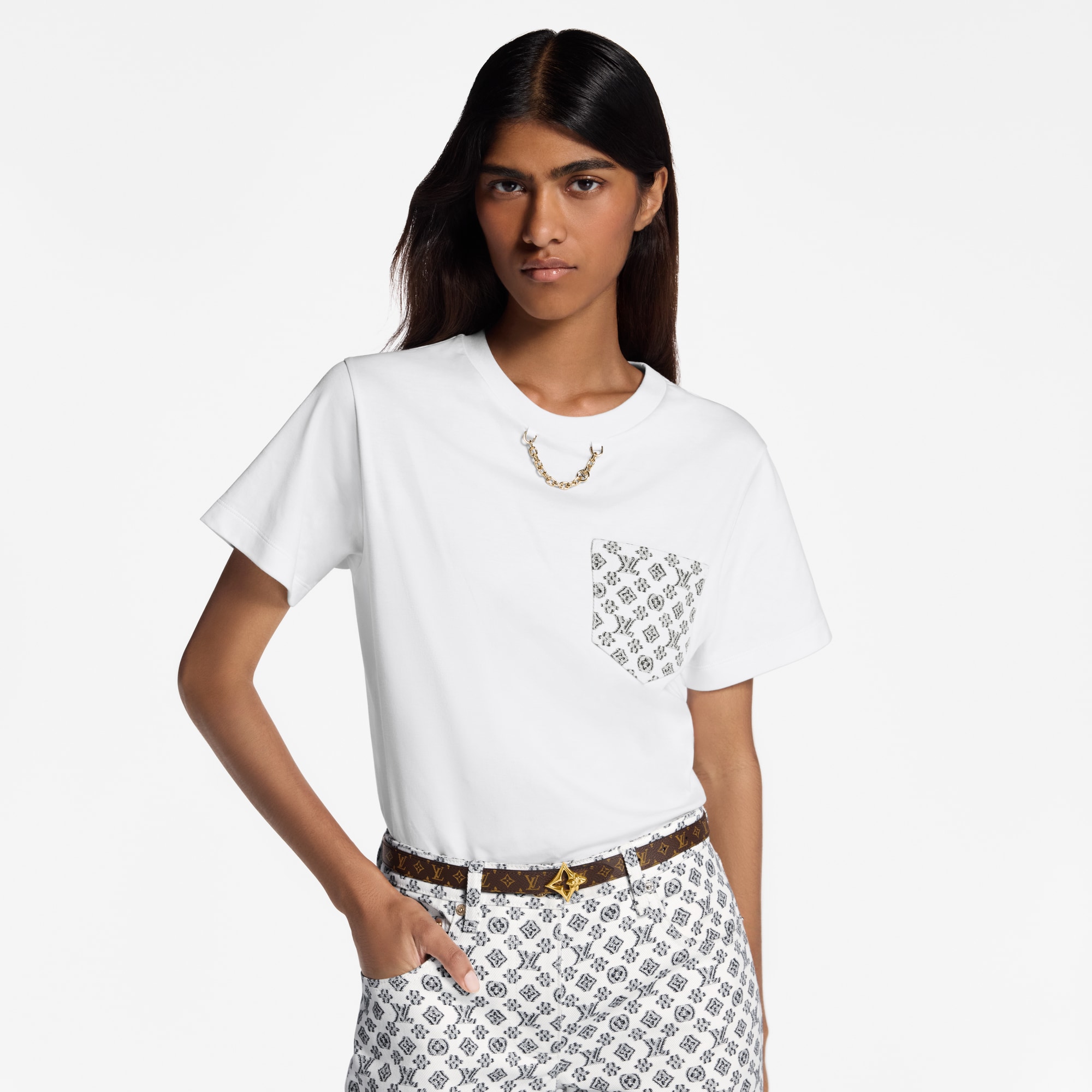 LV Flowergram 20mm Reversible Belt  in Women