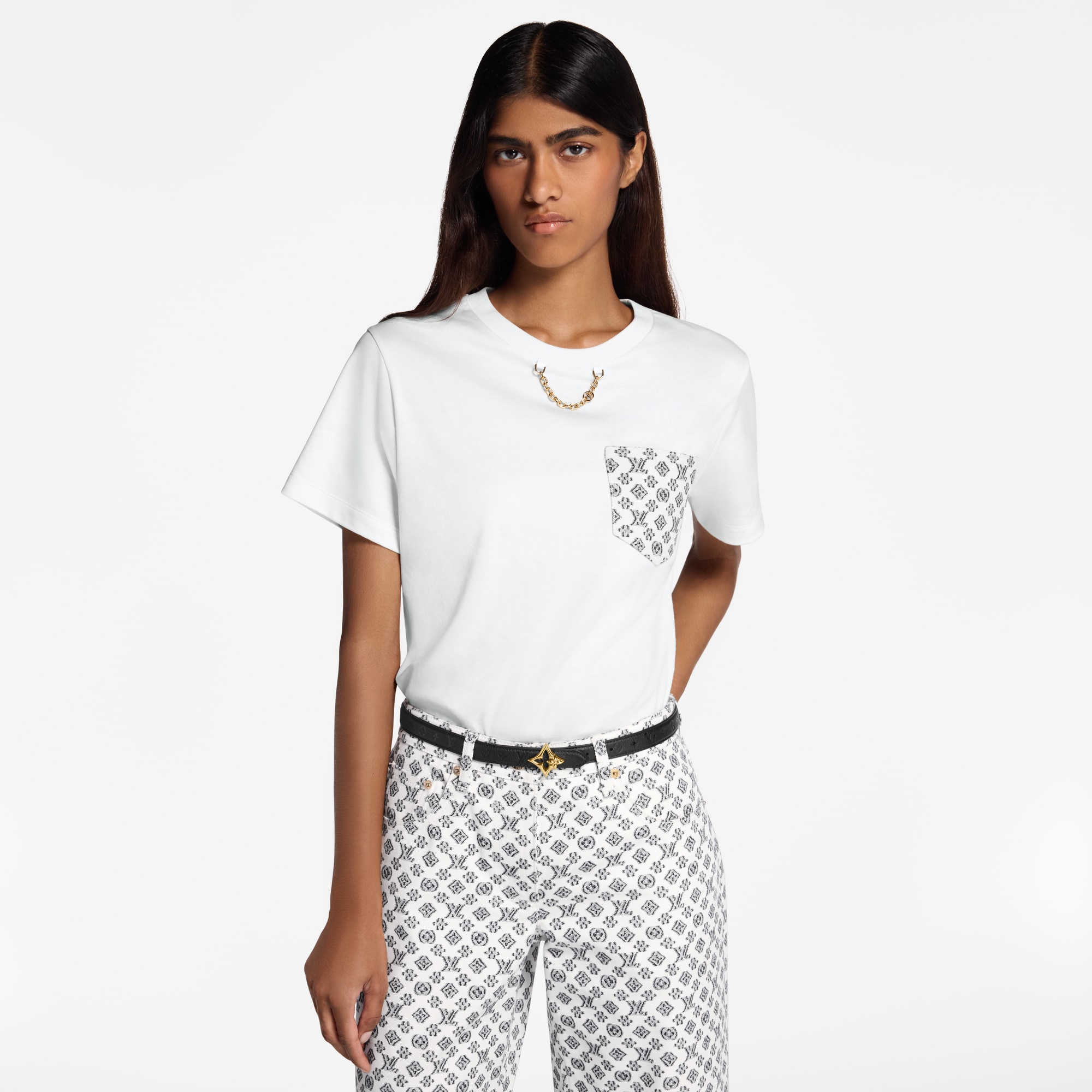 LV Flowergram 20mm Reversible Belt  in Women