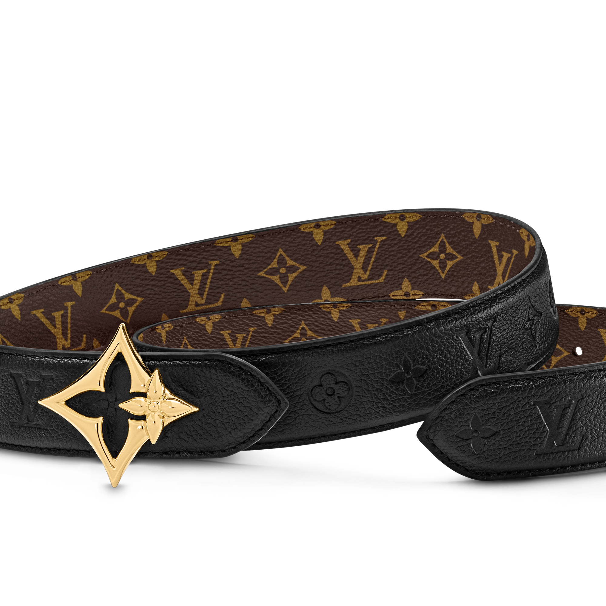 LV Flowergram 30mm Reversible Belt Monogram in Women