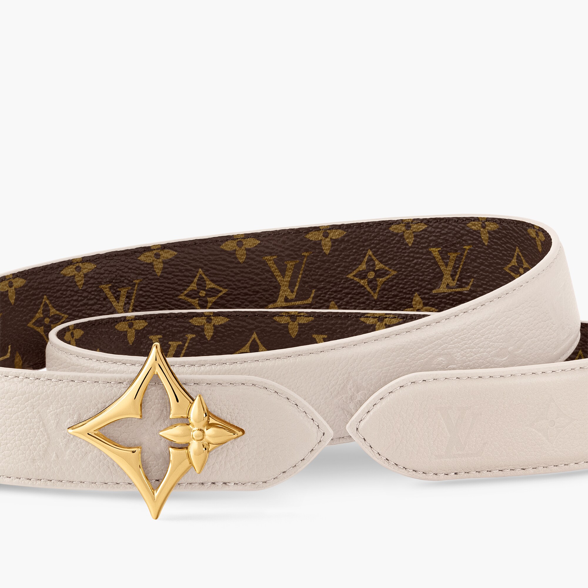 LV Flowergram 30mm Reversible Belt Monogram Accessories LOUIS