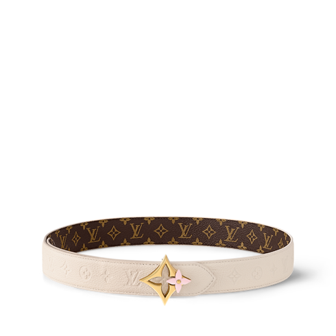 LV Flowergram Enamel 30mm Reversible Belt in Women's Accessories Women's Belts collections by Louis Vuitton (Product zoom)