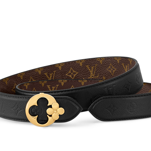 LV Flowergram Round 30mm Reversible Belt Monogram in Women's Accessories Women's Belts collections by Louis Vuitton (Product zoom)