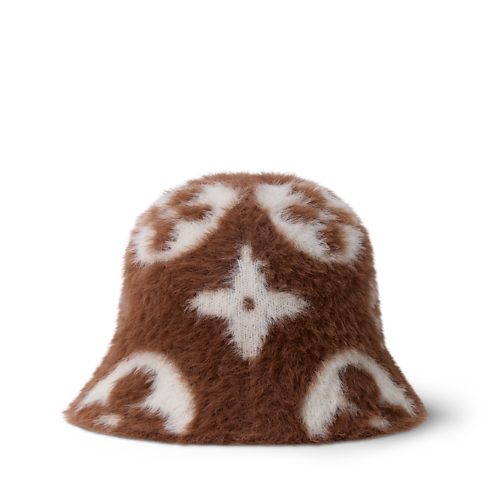 LV Fluffy Monogram Hat . in Women's Accessories Hats and Gloves collections by Louis Vuitton (Product zoom)
