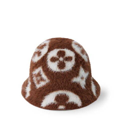LV Fluffy Monogram Hat . in Women's Accessories Hats and Gloves collections by Louis Vuitton (Product zoom)