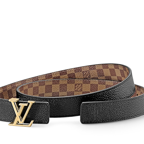 LV Iconic 25 mm Reversible Belt Damier Ebene in Women's Accessories New This Season collections by Louis Vuitton (Product zoom)