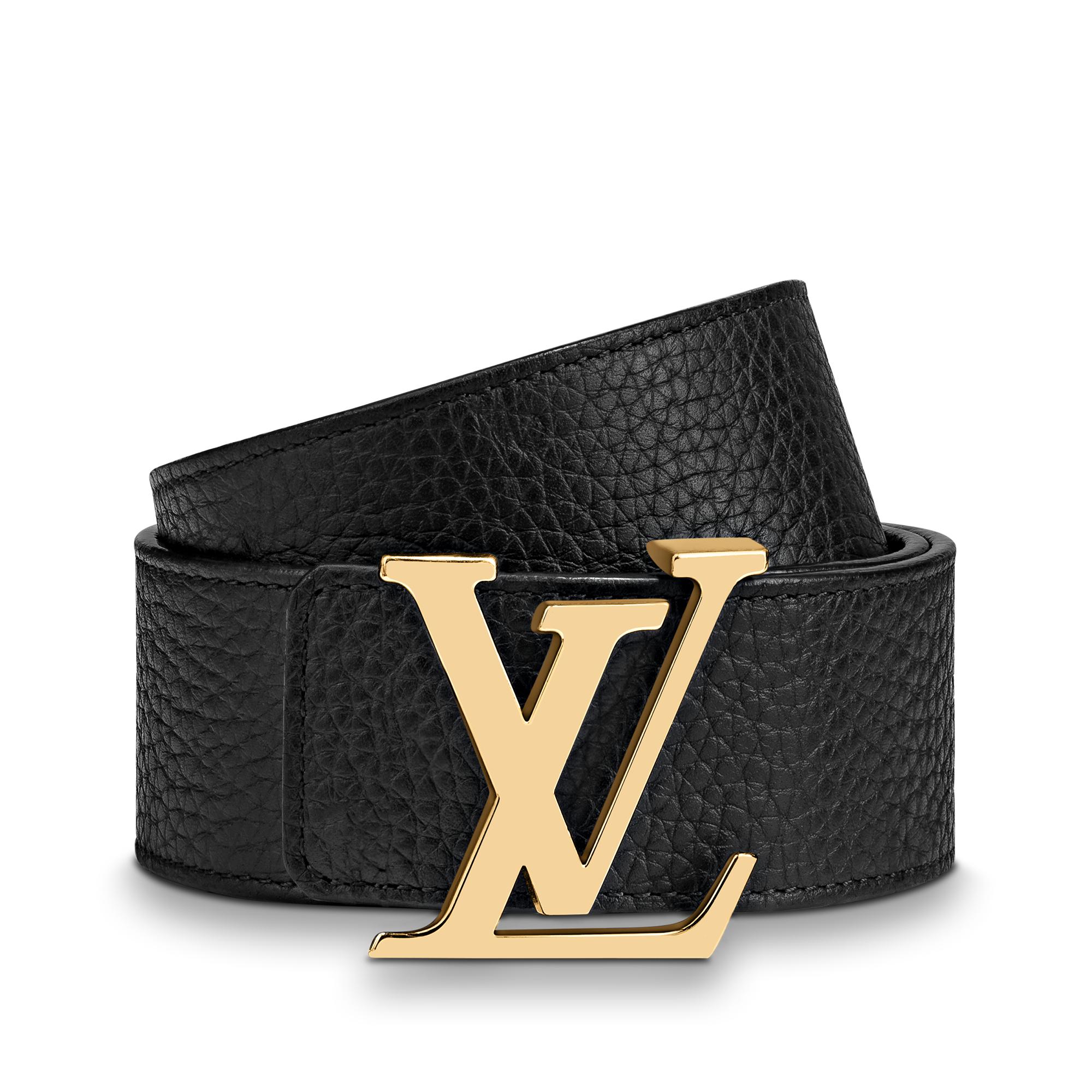 LV Initiales 40mm Reversible Taurillon in Men