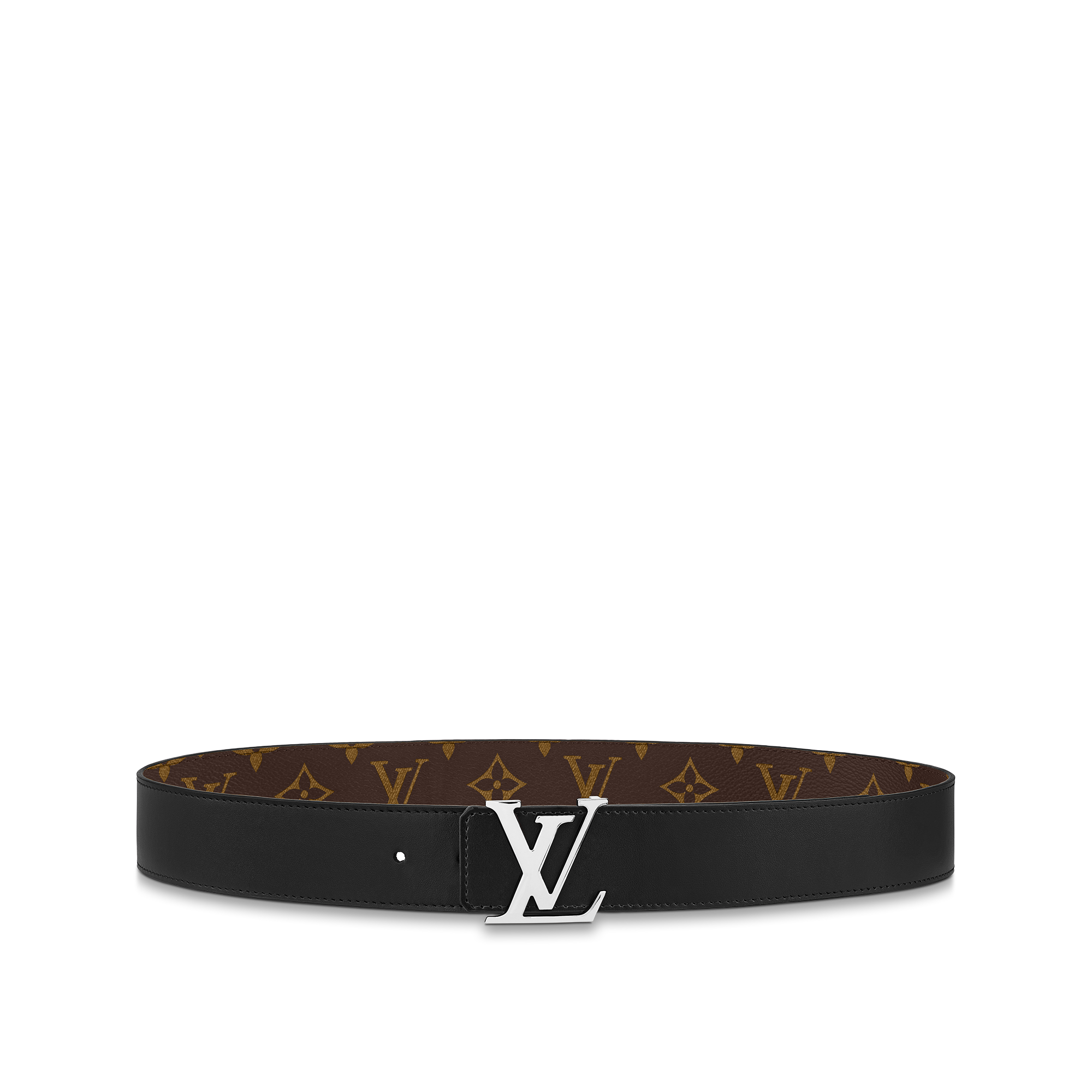 LV Initiales 40MM Reversible Monogram Macassar in Men