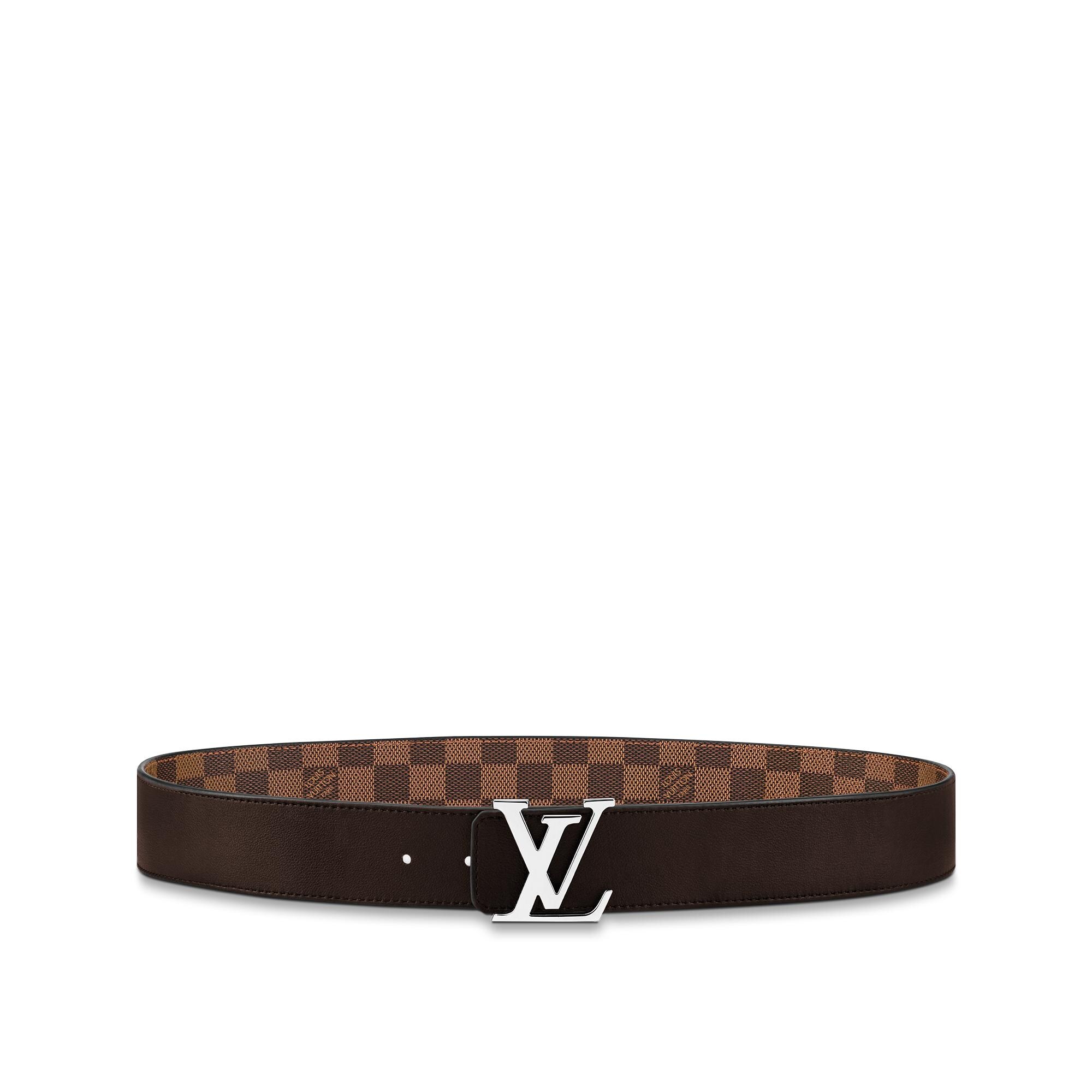 LV Initiales 40mm Reversible Belt Damier Ebene Accessories