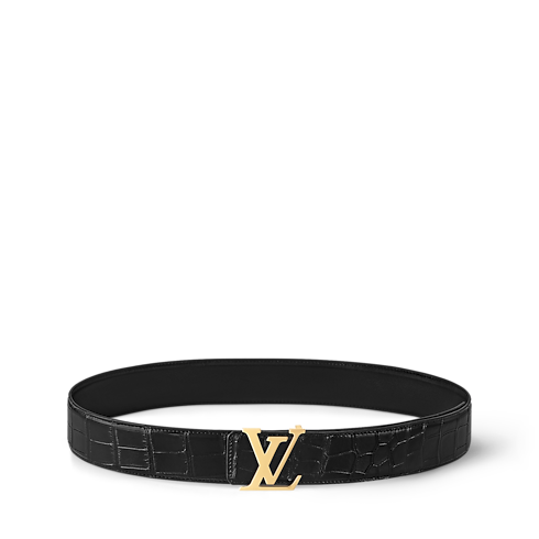 LV Initiales 40mm Reversible Belt Crocodilien Brillant in Men's Accessories Men's Belts collections by Louis Vuitton (Product zoom)