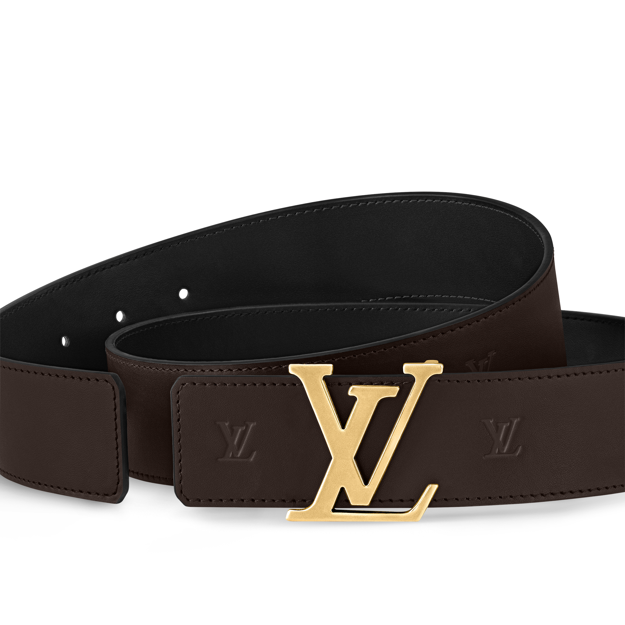 LV Initiales Blason 40mm Reversible Belt  in Men