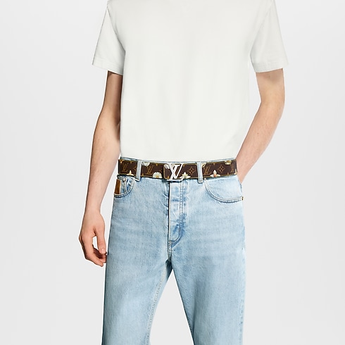 LV Initiales Monogram Flower 40mm Reversible Belt in Men's Accessories Men's Belts collections by Louis Vuitton (Product zoom)