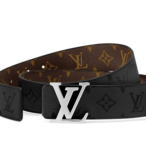 LV initiales Monogram Midnight 40mm Reversible Belt G72 in Men's Accessories Men's Belts collections by Louis Vuitton (Product zoom)